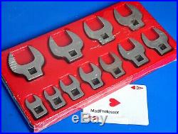 Snap-on tools 3/8 drive 11 piece SAE Crowfoot Wrench Set 3/8 to 1 NEW 2019