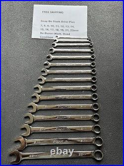 Snap on wrench set metric flank drive plus