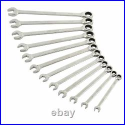 Steelman Pro 12 Piece Metric 144-Position Ratcheting Wrench Set 78964