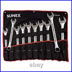 Sunex 97010A 10 Piece SAE Raised Panel Jumbo Combination Wrench Set Brand New