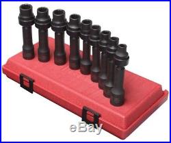 Sunex 9pc 1/2 Metric Driveline Impact Sockets Tools Set Limited Clearance 2695