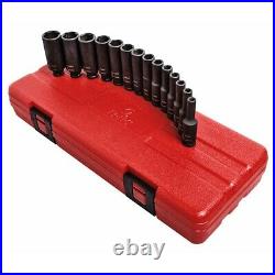 Sunex Tools 1831 1/4 Drive Deep Magnetic METRIC Imp Socket Set 14 pcs