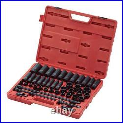 Sunex Tools 2569 1/2 Dr. 43 Piece Metric Imp Socket Master Set