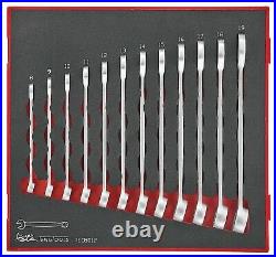 TENG TOOLS TED8012 T4 SALE! 12 Piece Anti Slip Combination Spanner Wrench Set