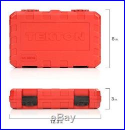 Tekton Drive Socket Set 1/4 In. 51 Piece Metric Sae Standard Ratchet Tool New