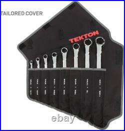 Tekton WBE23508 8 Pc 45-Degree Offset Box End Wrench Set