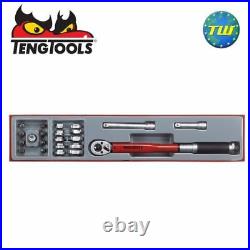 Teng 22pc 3/8 Torque & Crow Foot Wrench Set TTX3892 Tool Control System