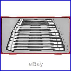 Teng Tool TT8012 Anti Slip Combination Spanner Wrench Set 8 19 mm In Tray Case