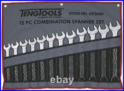 Teng Tools 6512MM 12 Piece Metric Combination Spanner Set 20-32mm