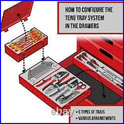 Teng Tools TED6512RS 12 Piece Ratchet Wrench Set in EVA Tray