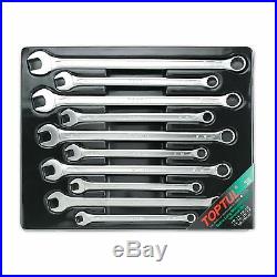 Toptul 10 Piece 15° Offset Extra Long Combination Wrench Set 10 19mm