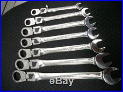 USA Craftsman 14 Piece Locking Flex Head Ratcheting Wrench Set Sae And Metric