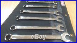 USA Made CRAFTSMAN INDUSTRIAL- METRIC 14pc Full Polish COMBINATION WRENCH SET mm