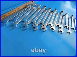 Used, Hazet 17 Pc. Metric Wrench Set, Series #603, 6mm Thru 22mm, W-germany