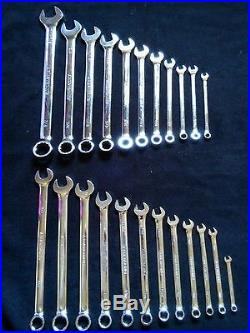 Vintage ARMSTRONG FULL WRENCH SET 12pc. Metric 11pc. Standard READ DESCRIPTION