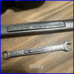Vintage Craftsman 22pc Combination Wrench Set 12pt SAE Metric 46937 Made In USA