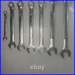 Vintage Craftsman 33 Pc Combination Wrench Set SAE & Metric VA Series Forged USA