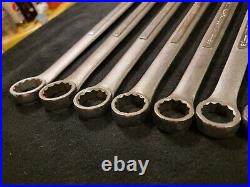 Vintage Craftsman Metric Box End Wrench Set -VV- series large 6-32mm