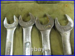 Vintage Craftsman VA 14pc Metric Combination Wrench Set 7mm-32mm