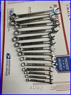 Vintage Craftsman VA USA 14pc METRIC 6 Point Combination Wrench Set 6-19mm