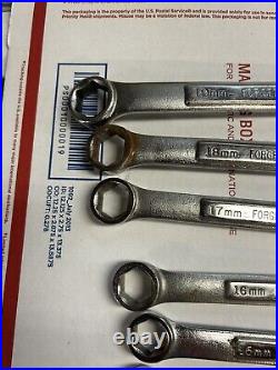 Vintage Craftsman VA USA 14pc METRIC 6 Point Combination Wrench Set 6-19mm