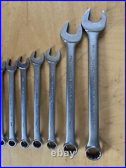 Vintage Proto Professional S Combination Wrench Set Lot of 11 MM Metric USA