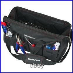 WORKPRO 322PC Home Repair Hand Tool Kit Basic Household Tool Set with Carrying Bag