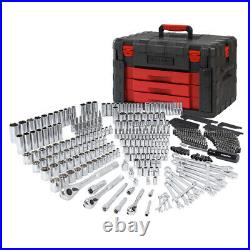 WORKPRO 450PCS Mechanics Tool Set Metric SAE Universal Tool Kit Heavy Duty Case