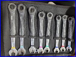 Wera 6000 Joker Ratcheting Combination Wrench Set 8 Piece imperial