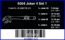 Wera 6004 Joker Self Setting Wrench Set 4 Piece 05020110001