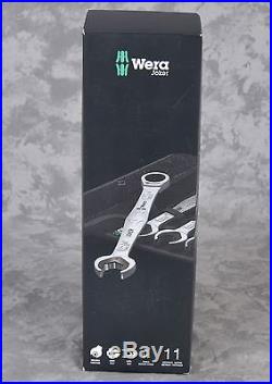 Wera Joker 11-Piece Metric Ratcheting Combination Wrench Tool Set 8mm-19mm NEW