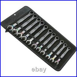 Wera Joker 6000 Metric Ratcheting Combination Wrench 11 Piece Set Canvas Pouch