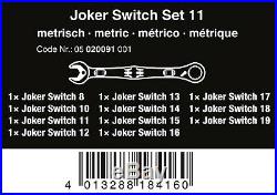 Wera Joker Switch Ratcheting Combination Wrench Set 11 Piece Metric 05020091001