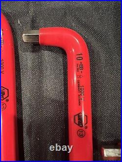 Wiha insulated HEX wrench set- metic 1000V Rated