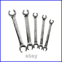 Wright Tool 744 Metric Standard Flare Nut Wrench Set, 5-Pieces