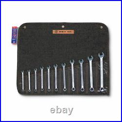 Wright Tool 750 11 Piece Metric Combination Wrench Set 7mm 19mm, 12 Point