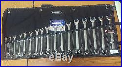 Wright Tool 758 Metric Combo Wrench Set, 7mm 24mm 18PC