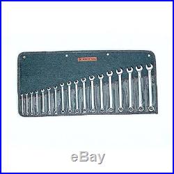 Wright Tool #958 18-Piece Full Polish Metric Combination Wrench Set