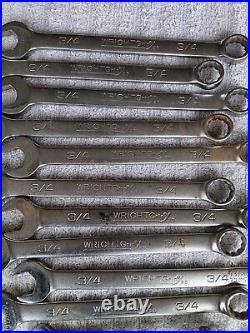 Wright Tool WRIGHTGRIP 2.0 12pt Combination Wrench Set 31 Piece SAE 7/16 1/2 3/4