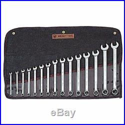 Wright Tools 952 15-Piece Full Polish Combination Wrench Set (Metric)