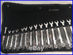 Wright Tools 958 18-Piece Full Polish Metric Combination Wrench Set