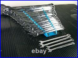 #af944 NEW! 2019 19 Pc. SuperKrome 12 Point Metric Combination Wrench Set