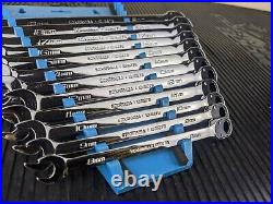 #ax516 NEW Snap-on Metric Wrench Set FLANK PLUS Reversible Ratcheting 8-19mm