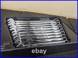 #bc179 Snap on SOEXM710 10pc Metric Flank Plus Combination Wrench Set 10-19mm